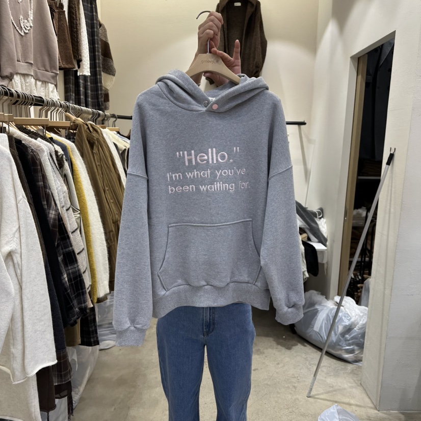 HOLYBANANA東大門㊣代購女士新款25秋冬休閑熱賣真品人氣衛衣groovy.H/HOLYBANANA衛衣圖色2