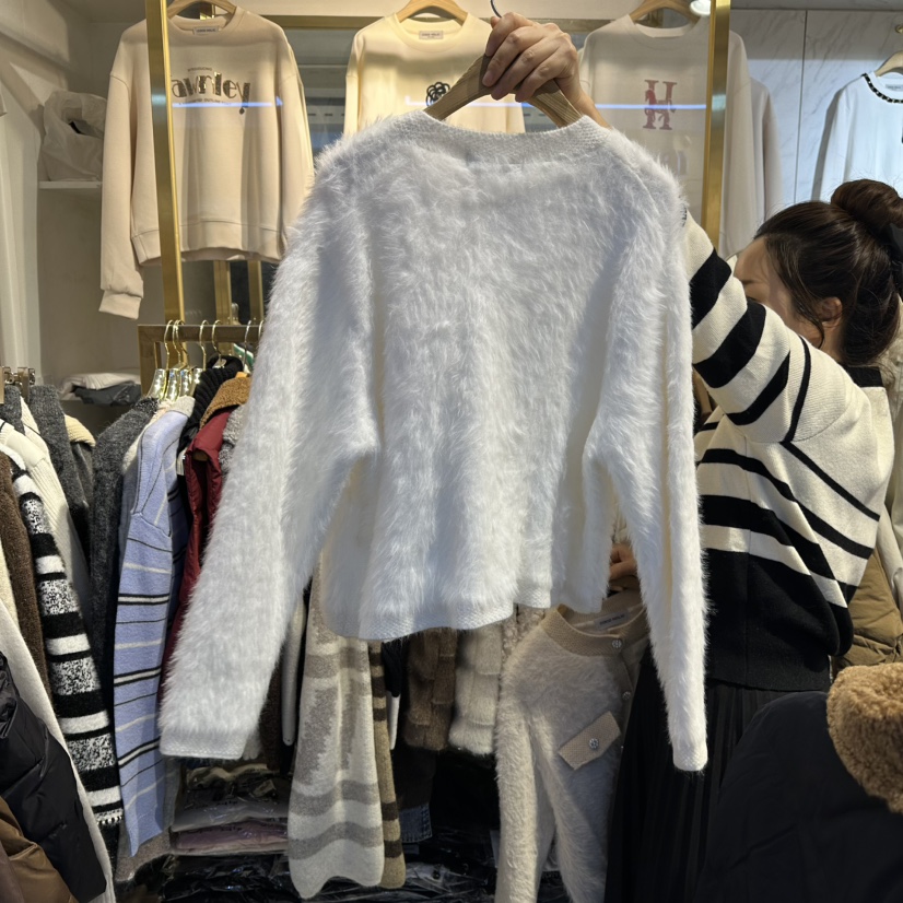 COCO HOLIC韓國直郵㊣女士新品25秋冬職業真品休閑針織衫開衫COCO HOLIC針織衫