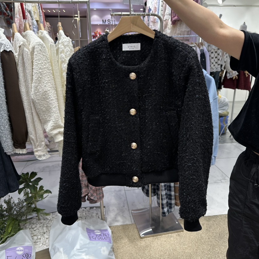 VIRUS東大門㊣代購女士新品推薦職業熱賣真品人氣25秋冬夾克VIRUS夾克圖色2