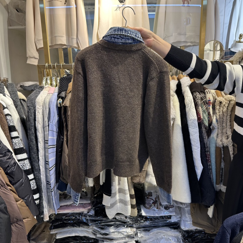 COCO HOLIC韓國直郵㊣女裝新品推薦25秋冬真品職業休閑針織衫COCO HOLIC針織衫