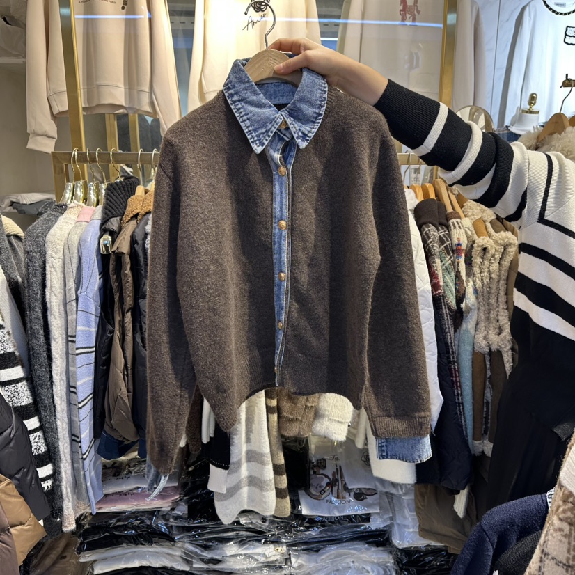 COCO HOLIC韓國直郵㊣女裝新品推薦25秋冬真品職業休閑針織衫COCO HOLIC針織衫圖色2