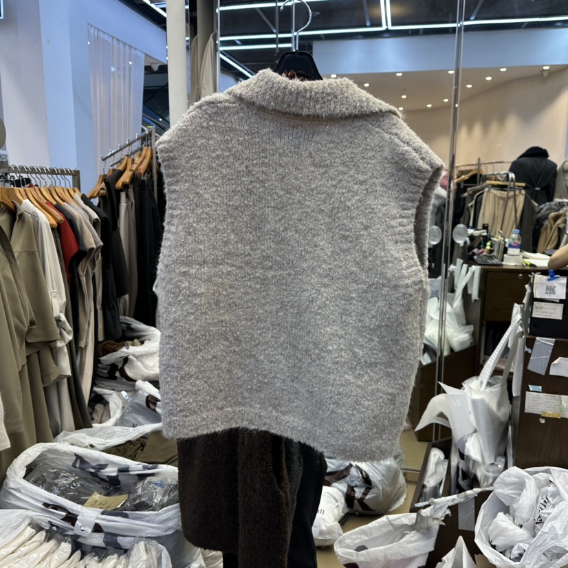 SANS東大門㊣代購女裝新款休閑人氣熱賣時尚25秋冬推薦馬甲SANS馬甲