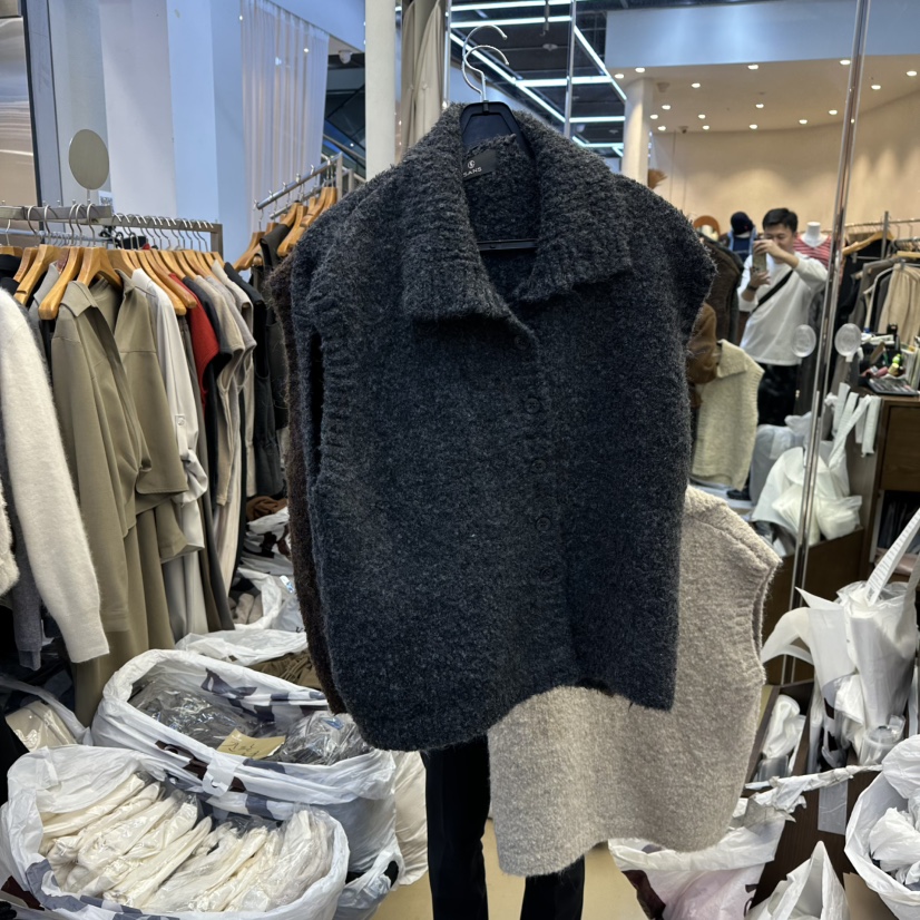 SANS東大門㊣代購女裝新款休閑人氣熱賣時尚25秋冬推薦馬甲SANS馬甲圖色3