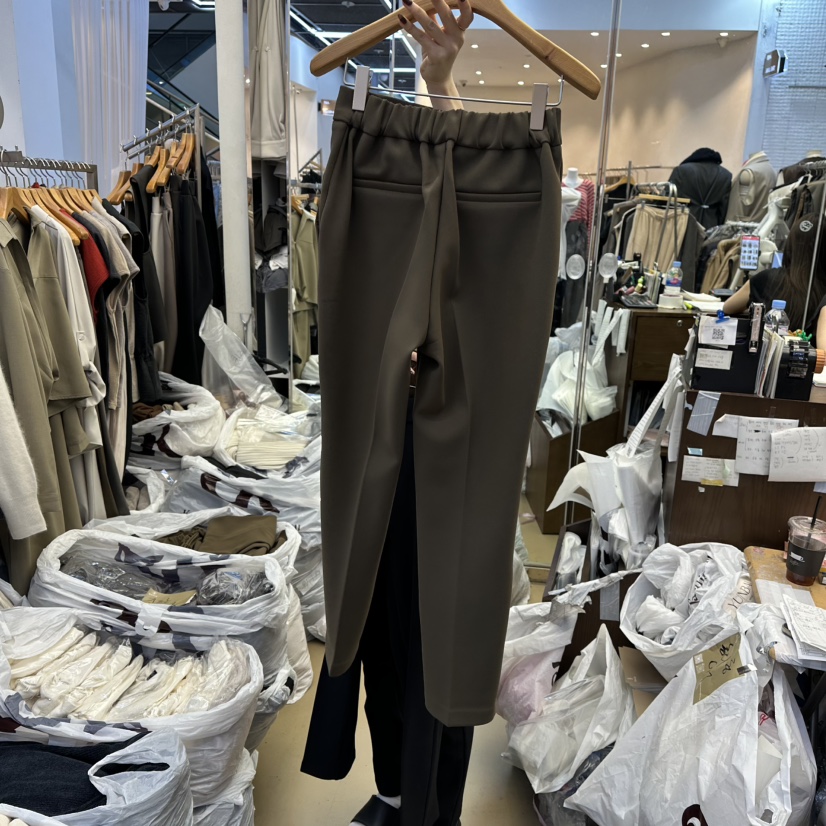 SANS韓國直郵㊣女士新品熱賣職業人氣真品推薦25秋冬休閑褲加絨SANS休閑褲