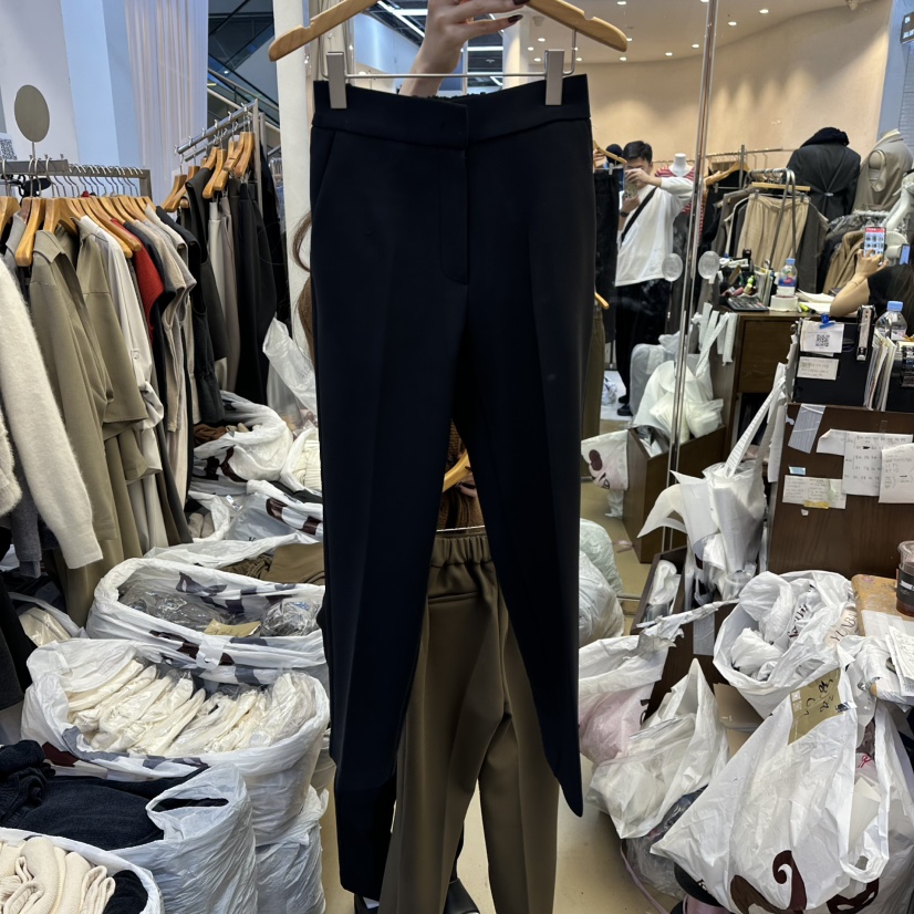 SANS韓國直郵㊣女士新品熱賣職業人氣真品推薦25秋冬休閑褲加絨SANS休閑褲圖色2