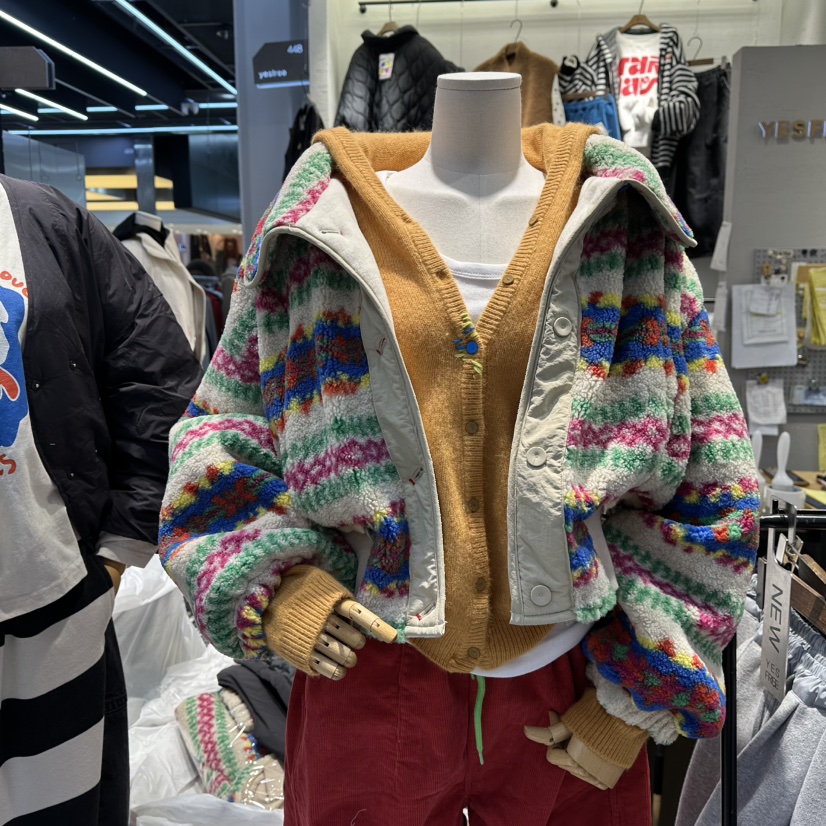 YESFREE東大門㊣直郵女裝新品休閑職業推薦25秋冬人氣真品夾克YESFREE夾克