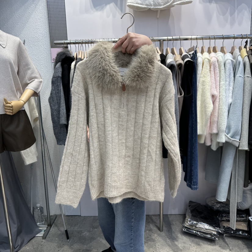 BLOOM東大門㊣實拍女裝新款真品職業休閑推薦25秋冬時尚針織衫BLOOM-Q針織衫圖色2