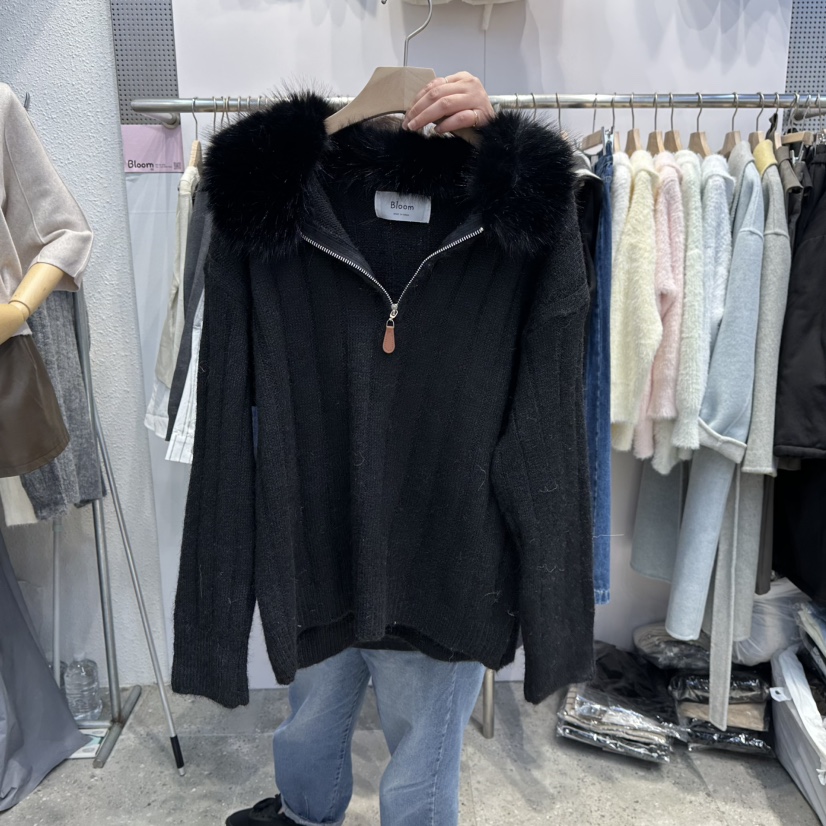 BLOOM東大門㊣實拍女裝新款真品職業休閑推薦25秋冬時尚針織衫BLOOM-Q針織衫圖色4