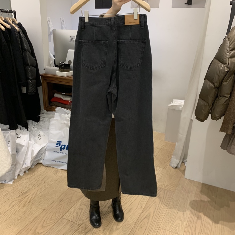 OURIN東大門㊣直郵女士新款推薦25秋冬職業休閑時尚牛仔褲加絨OURIN牛仔褲