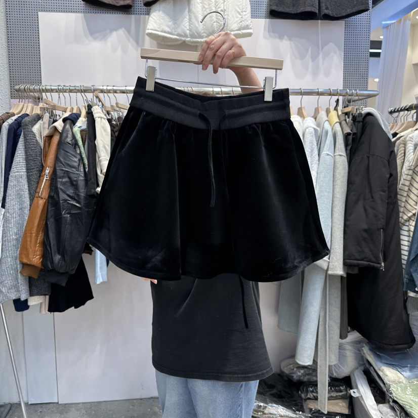 BLOOM韓國直郵㊣女裝新品真品人氣推薦休閑職業25秋冬裙褲絲絨BLOOM-Q裙褲圖色2