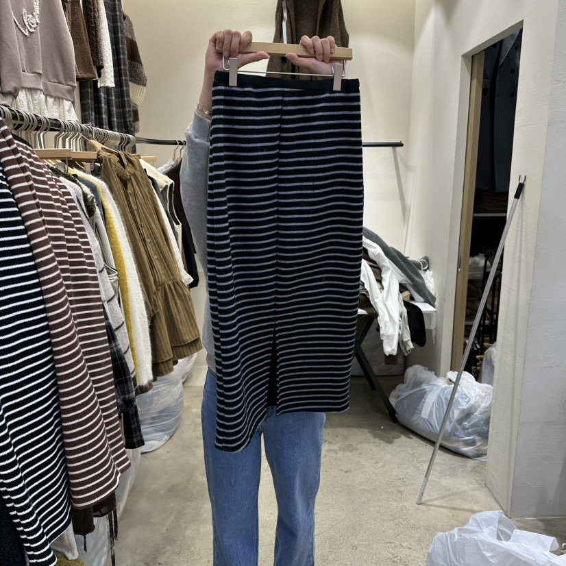 HOLYBANANA韓國直郵㊣女裝新品時尚人氣職業推薦熱賣長裙加絨groovy.H/HOLYBANANA長裙