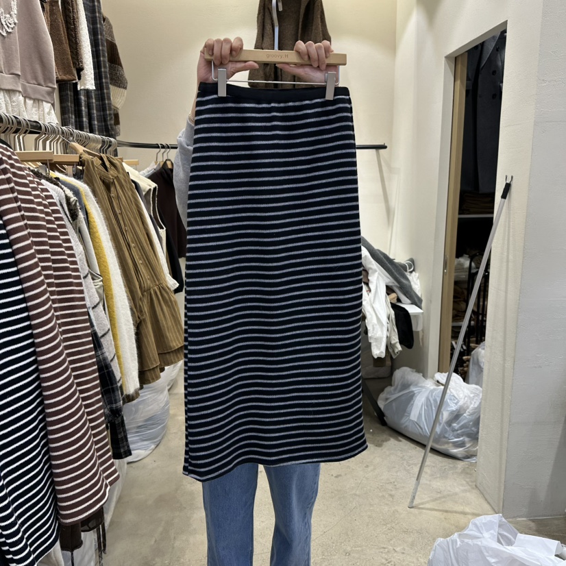 HOLYBANANA韓國直郵㊣女裝新品時尚人氣職業推薦熱賣長裙加絨groovy.H/HOLYBANANA長裙圖色3