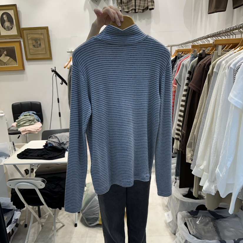 MODS-Q東大門㊣實拍女士新款休閑熱賣25秋冬時尚推薦長袖T恤MODS-Q長袖T恤