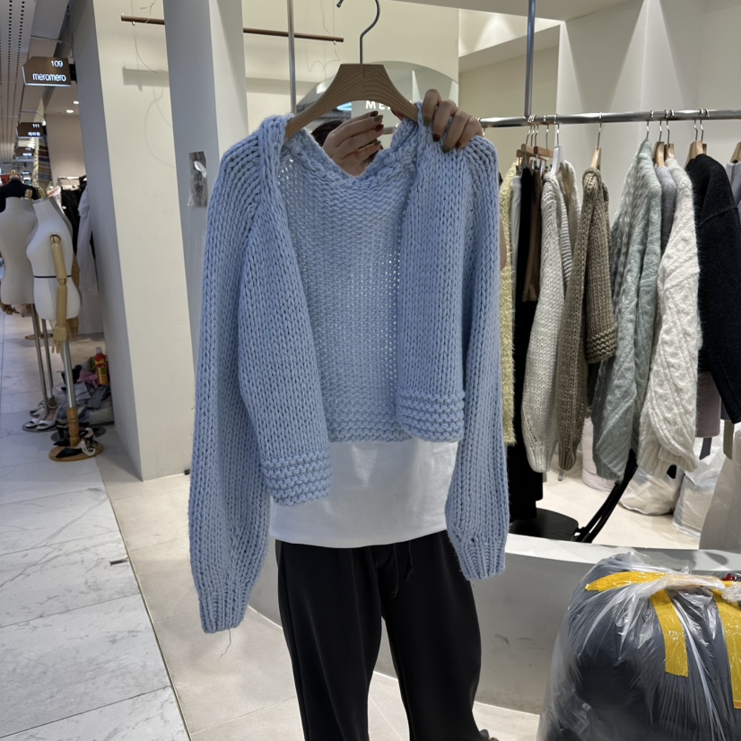 HARU-Q東大門㊣實拍女士新品時尚25秋冬休閑職業毛衣羊毛衫HARU-Q毛衣圖色2