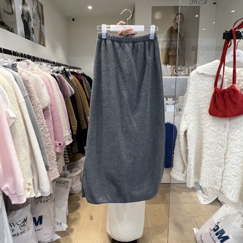 RUMIRU/AWEAR東大門㊣直郵女裝新品推薦時尚半身裙中短裙羊毛awear/RUMIRU半身裙/中短裙圖色2