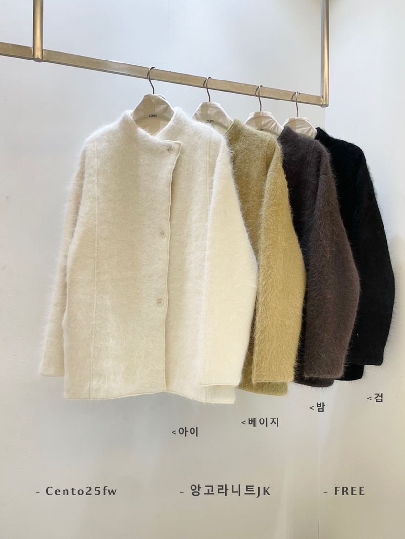 CENTO東大門㊣直郵女裝新款時尚推薦25秋冬熱賣休閑夾克安哥拉CENTO夾克