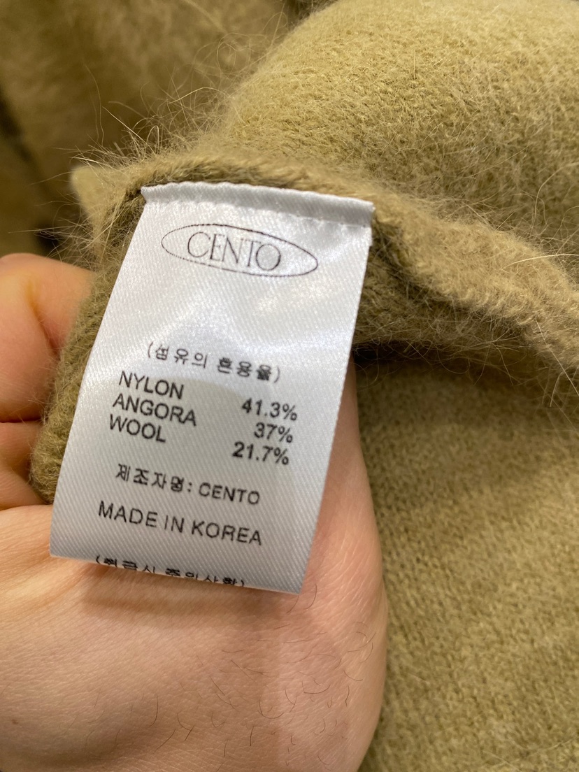 CENTO東大門㊣直郵女裝新款時尚推薦25秋冬熱賣休閑夾克安哥拉CENTO夾克