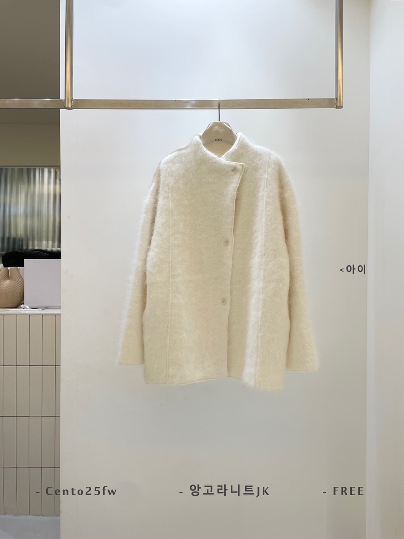 CENTO東大門㊣直郵女裝新款時尚推薦25秋冬熱賣休閑夾克安哥拉CENTO夾克圖色1