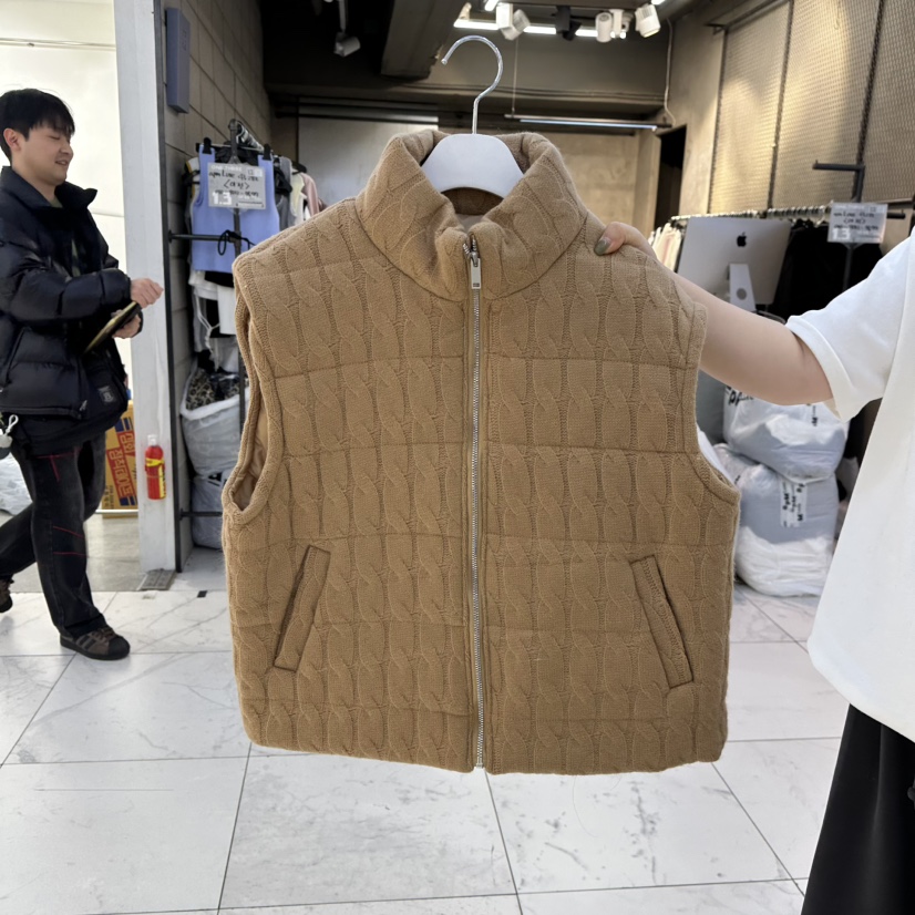 HARU-Q東大門㊣直郵女裝新款時尚休閑職業25秋冬推薦馬甲填充HARU-Q馬甲圖色2