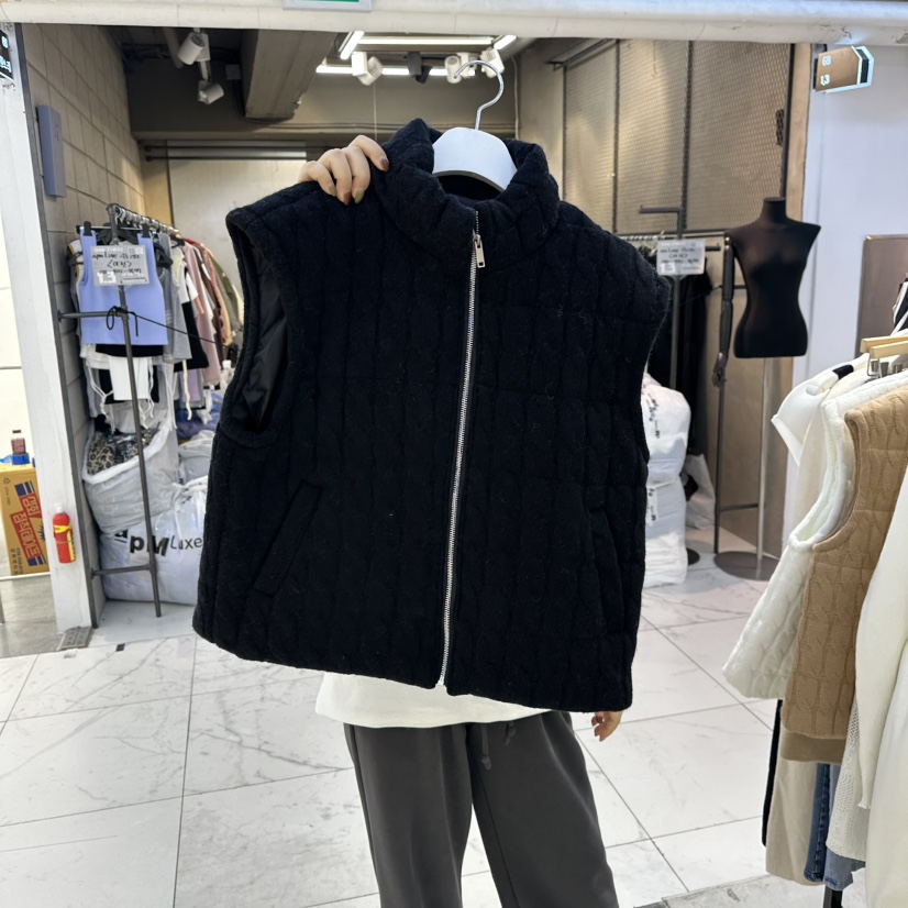 HARU-Q東大門㊣直郵女裝新款時尚休閑職業25秋冬推薦馬甲填充HARU-Q馬甲圖色3