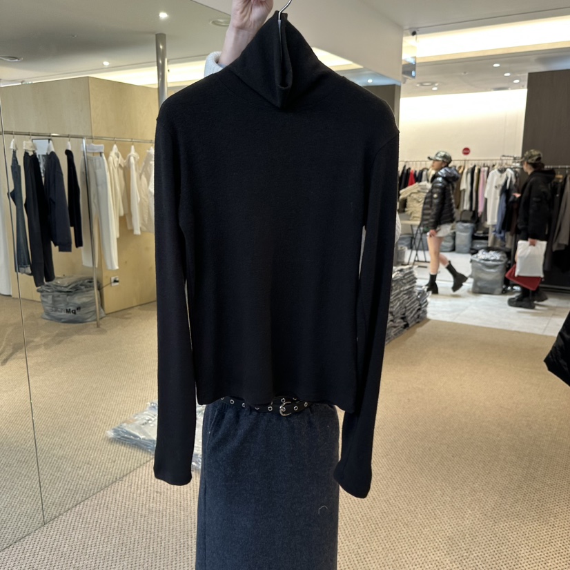 ARTISANAL韓國直郵㊣女士新品推薦25秋冬休閑熱賣真品長袖T恤ARTISANAL長袖T恤圖色2黑色