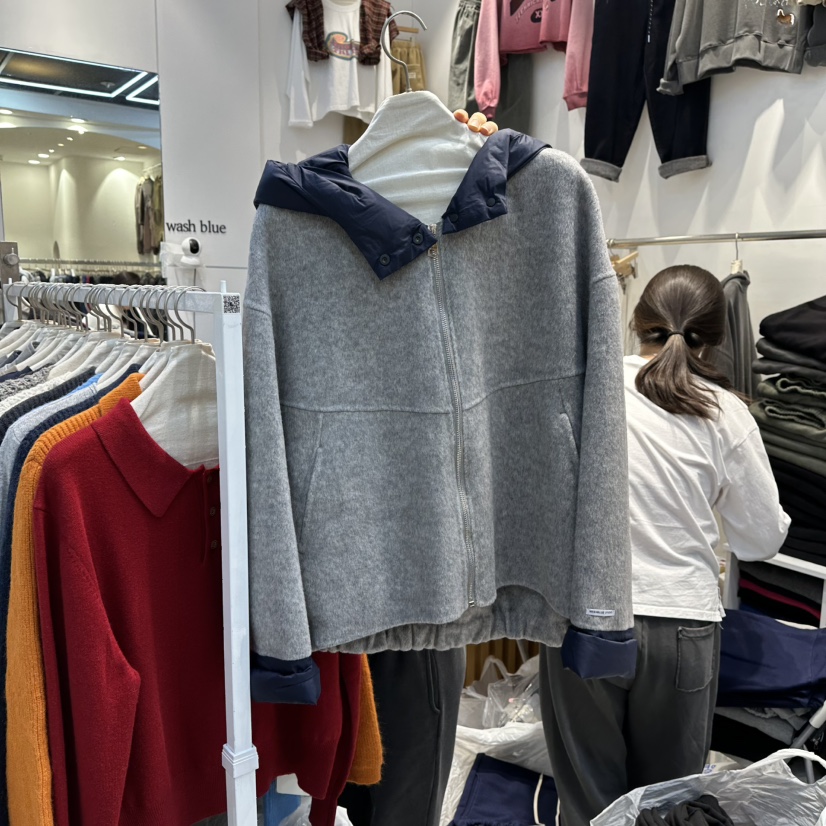 WASHBLUE東大門㊣直郵女士新品人氣熱賣推薦休閑時尚真品夾克WASHBLUE夾克圖色1