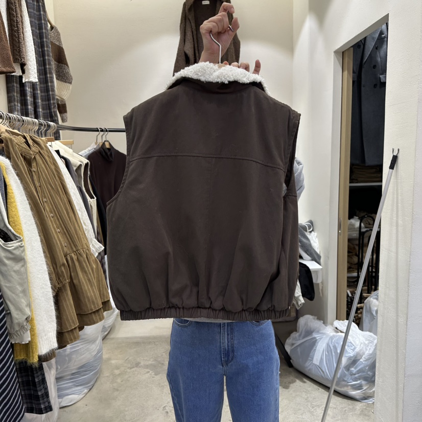 HOLYBANANA韓國直郵㊣女裝新款25秋冬人氣休閑職業時尚馬甲groovy.H/HOLYBANANA馬甲