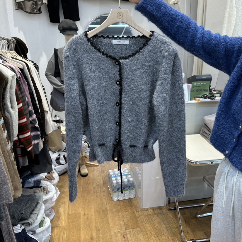 THE MOST-Q韓國直郵㊣女士新品休閑推薦真品職業針織衫絨THE MOST針織衫圖色2