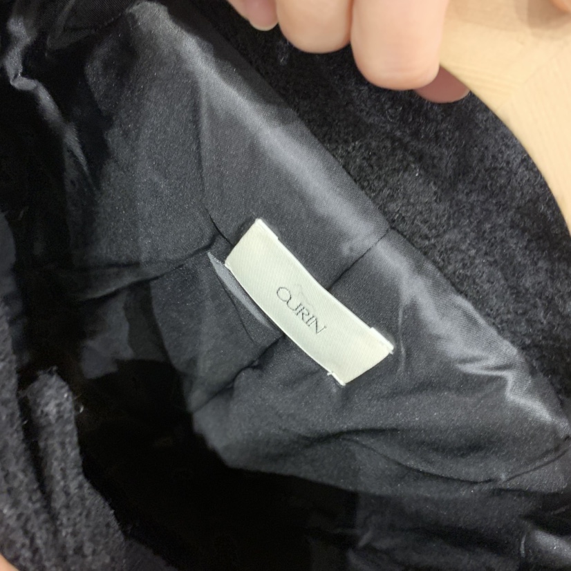 OURIN東大門㊣實拍女士新款職業25秋冬人氣中長款大衣羊駝絨OURIN中長款大衣