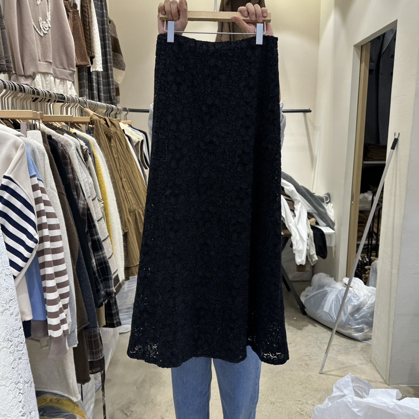 HOLYBANANA韓國直郵㊣女裝新品時尚熱賣職業人氣25秋冬長裙groovy.H/HOLYBANANA長裙