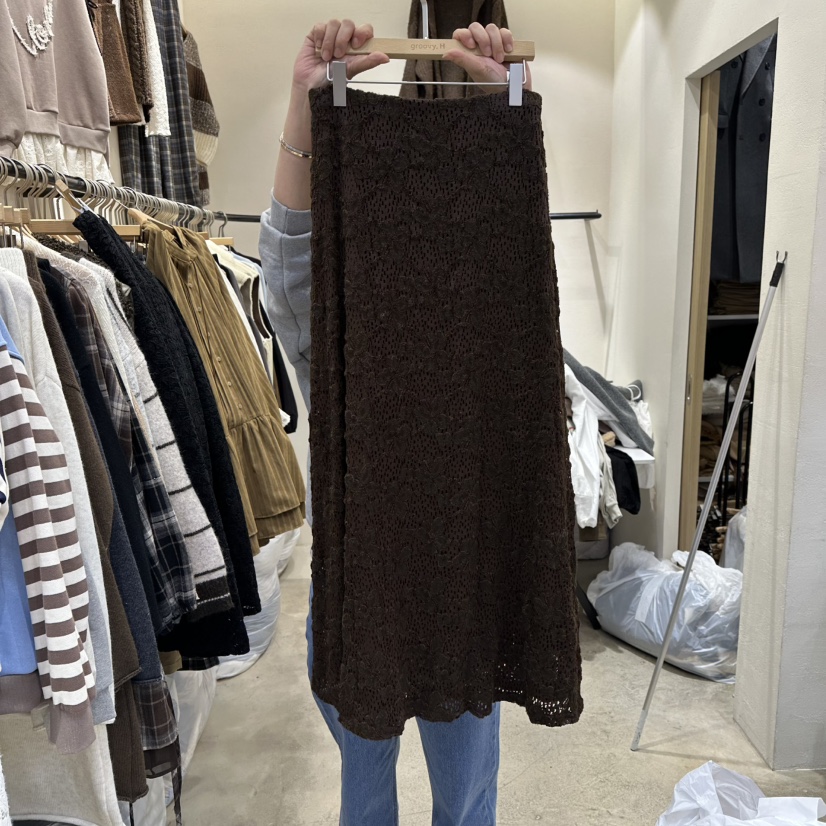 HOLYBANANA韓國直郵㊣女裝新品時尚熱賣職業人氣25秋冬長裙groovy.H/HOLYBANANA長裙圖色2