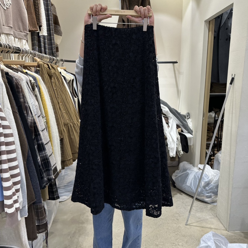 HOLYBANANA韓國直郵㊣女裝新品時尚熱賣職業人氣25秋冬長裙groovy.H/HOLYBANANA長裙圖色3