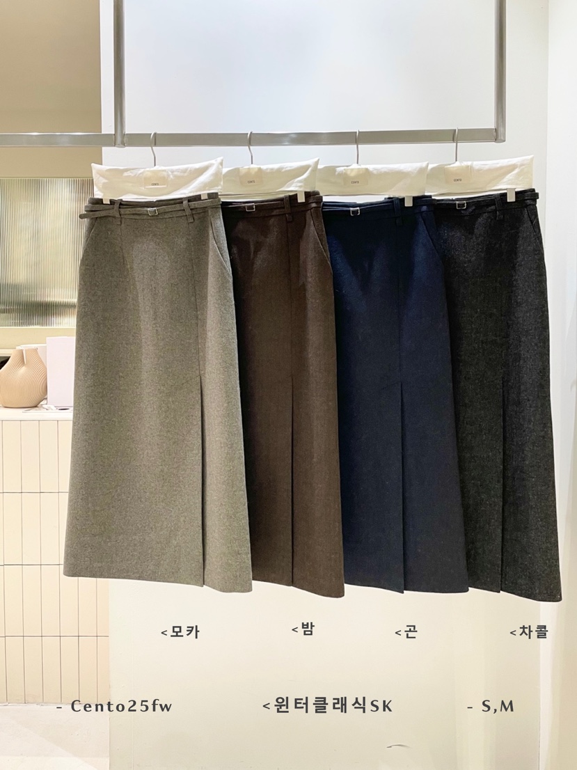 CENTO東大門㊣實拍女士新款人氣推薦時尚休閑熱賣長裙含腰帶CENTO長裙