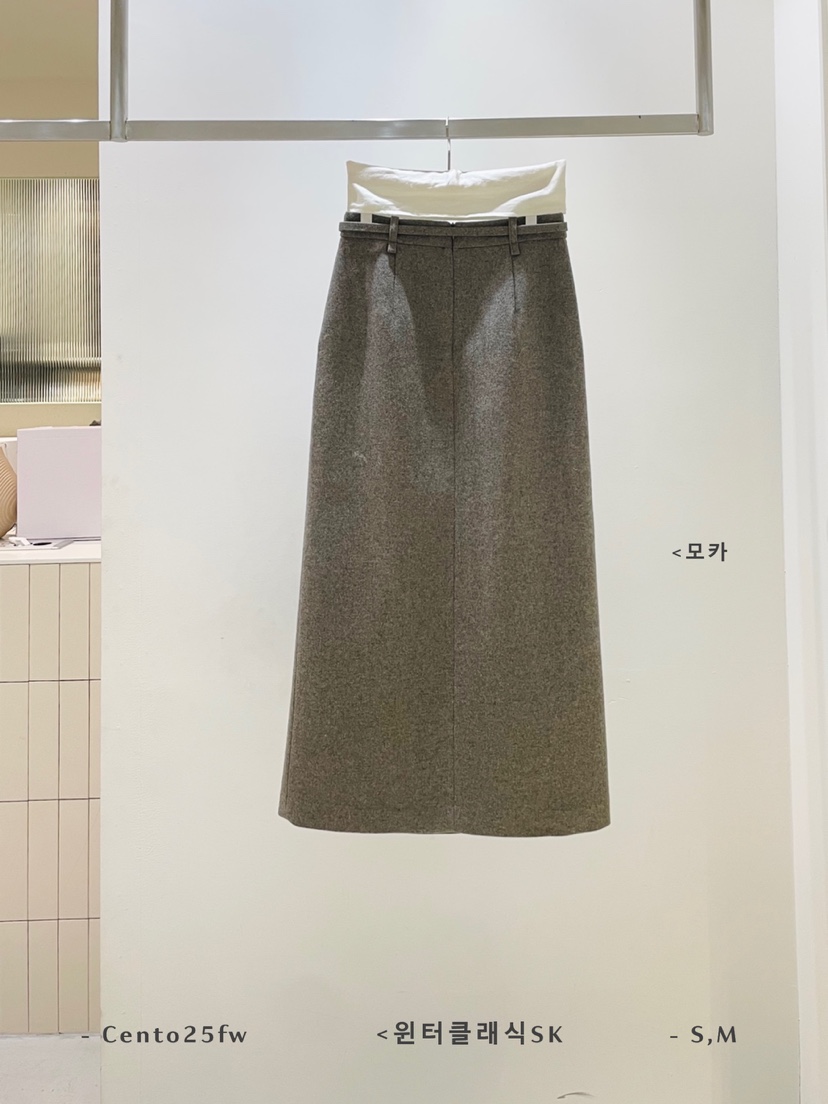 CENTO東大門㊣實拍女士新款人氣推薦時尚休閑熱賣長裙含腰帶CENTO長裙