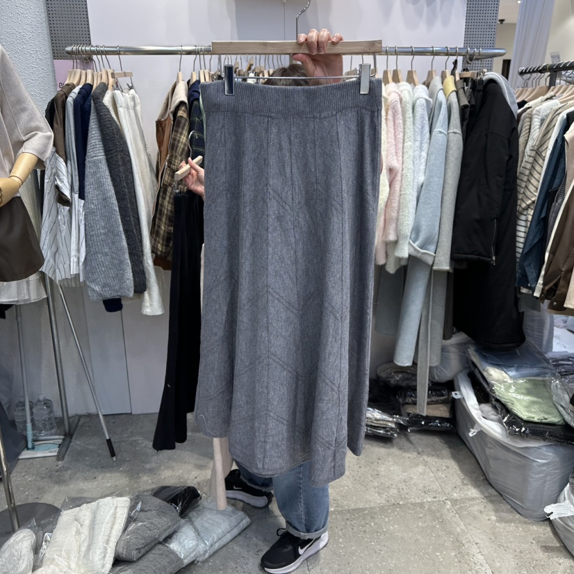 BLOOM東大門㊣直郵女裝新款25秋冬推薦職業人氣熱賣長裙刺繡BLOOM-Q長裙圖色3