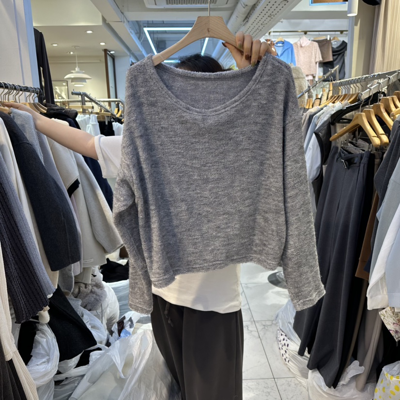 HARU-Q東大門㊣直郵女士新款人氣時尚休閑真品職業25秋冬針織衫HARU-Q針織衫圖色2