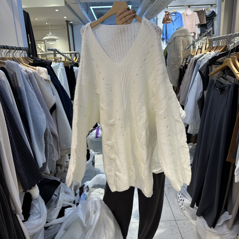 HARU-Q東大門㊣代購女士新品25秋冬推薦人氣職業時尚真品毛衣HARU-Q毛衣圖色1