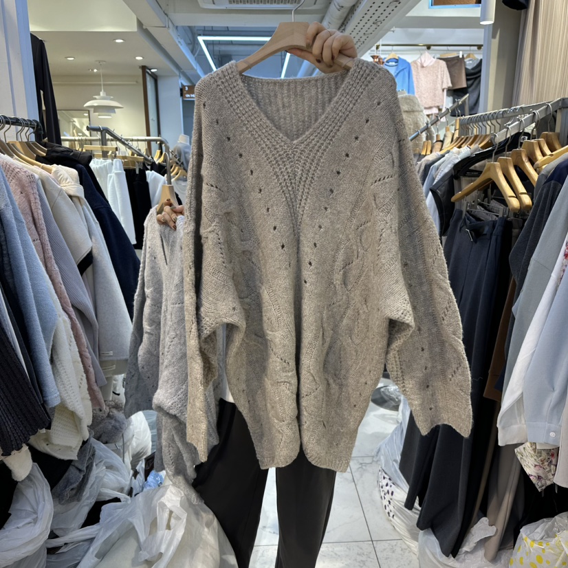 HARU-Q東大門㊣代購女士新品25秋冬推薦人氣職業時尚真品毛衣HARU-Q毛衣圖色4