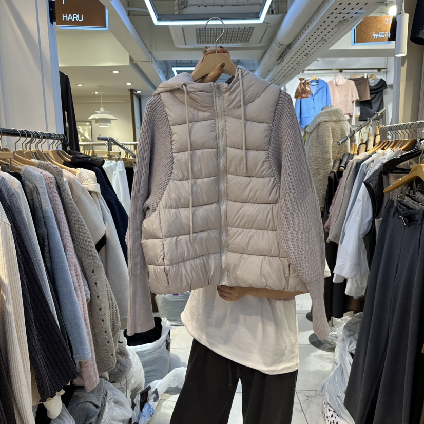 HARU-Q東大門㊣直郵女裝新款職業人氣真品熱賣短款棉服填充HARU-Q短款棉服圖色2