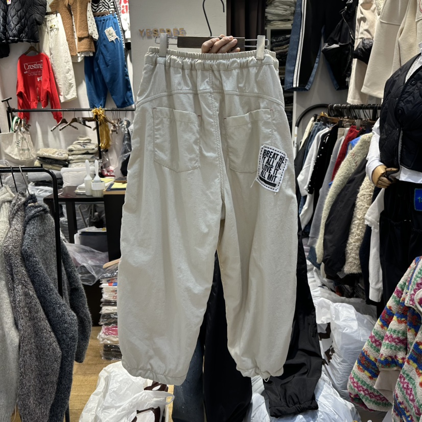 YESFREE東大門㊣代購女士新品熱賣休閑推薦真品人氣休閑褲加絨YESFREE休閑褲