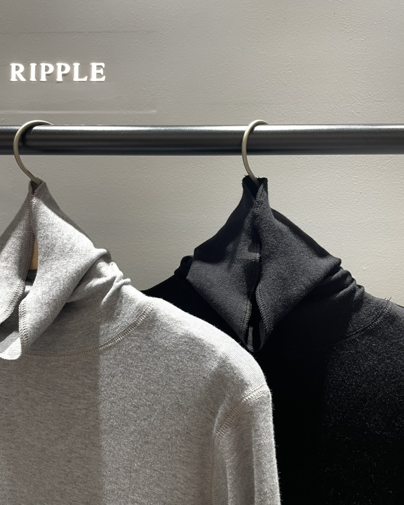 RIPPLE東大門㊣代購女裝新品休閑推薦職業25秋冬時尚長袖T恤RIPPLE長袖T恤