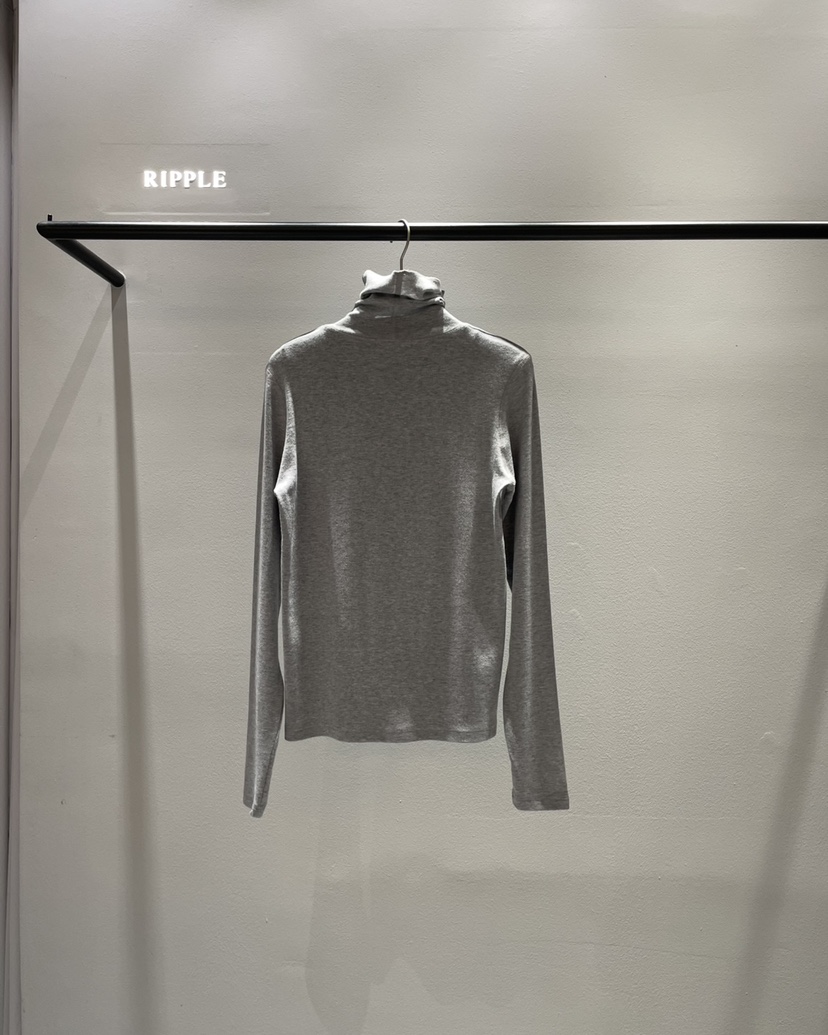 RIPPLE東大門㊣代購女裝新品休閑推薦職業25秋冬時尚長袖T恤RIPPLE長袖T恤