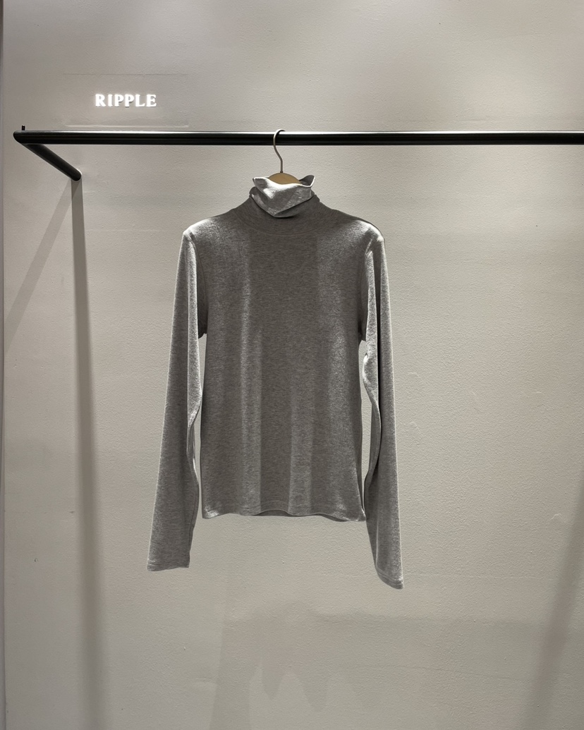 RIPPLE東大門㊣代購女裝新品休閑推薦職業25秋冬時尚長袖T恤RIPPLE長袖T恤圖色1