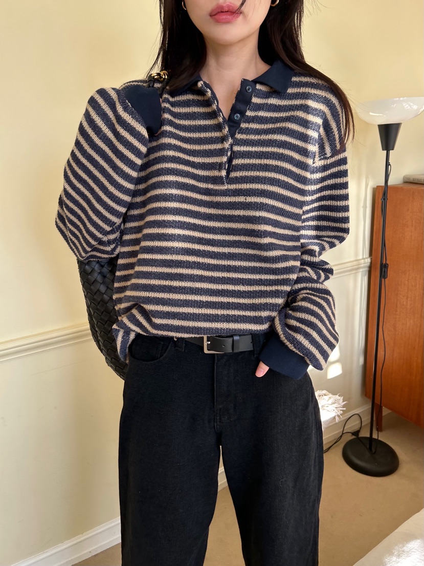 ME MO韓國直郵㊣女裝新品熱賣職業推薦休閑25秋冬人氣針織衫ME MO針織衫圖色2