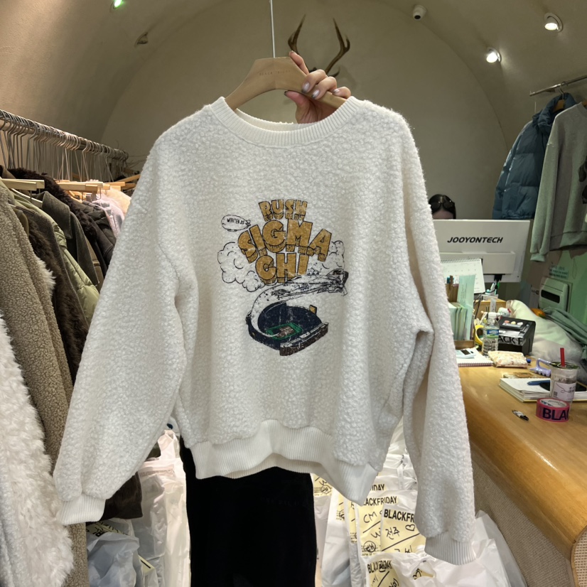 BLACKFRIDAY東大門㊣代購女士新品真品熱賣休閑時尚25秋冬衛衣BLACK FRIDAY衛衣圖色1