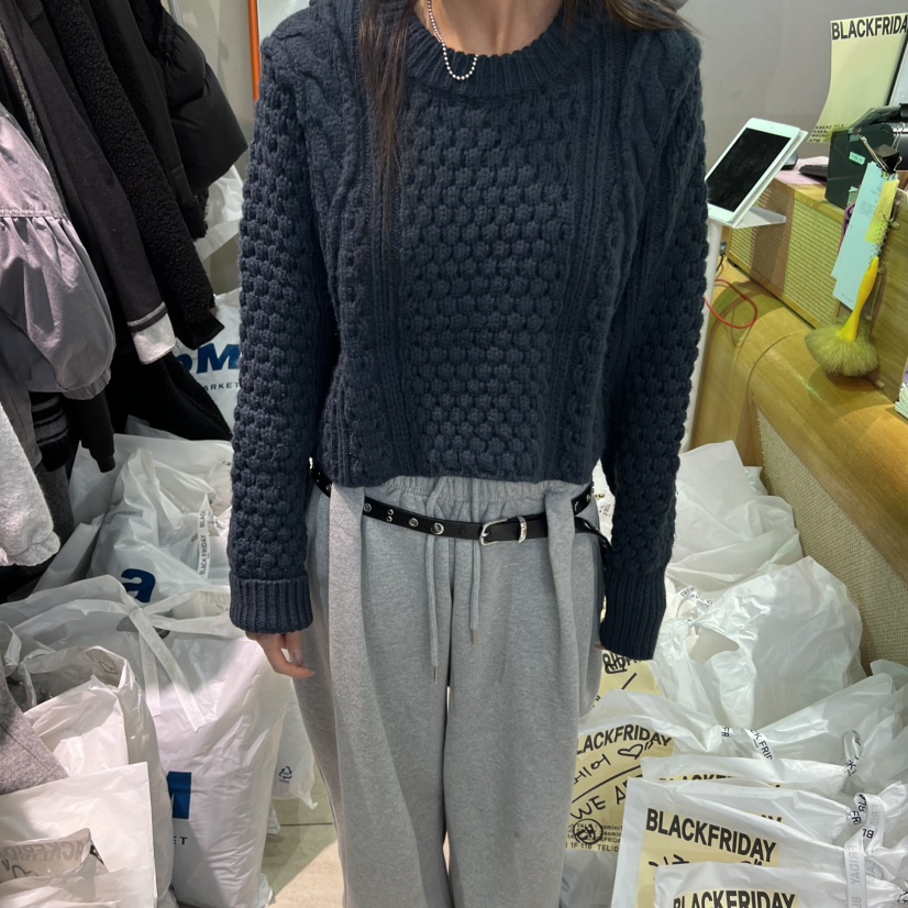 BLACKFRIDAY韓國直郵㊣女士新款休閑真品時尚人氣職業熱賣毛衣BLACK FRIDAY毛衣圖色1