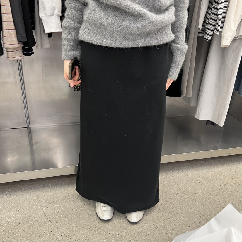 ESSENCE東大門㊣直郵女士新款推薦休閑熱賣長裙加絨直筒貂皮ESSENCE長裙圖色2