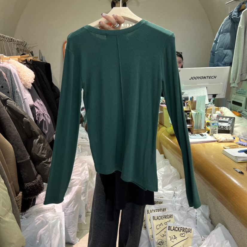 BLACKFRIDAY東大門㊣直郵女裝新款25秋冬時尚推薦真品長袖T恤BLACK FRIDAY長袖T恤
