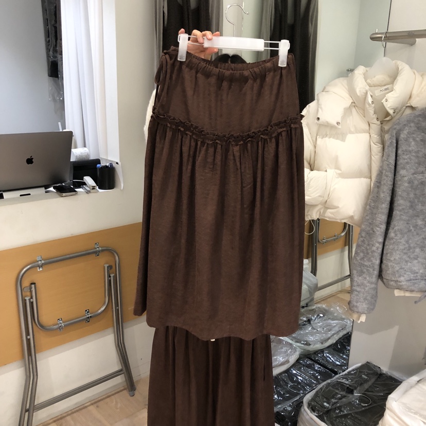 AUBE東大門㊣直郵女裝新款時尚真品推薦休閑職業半身裙中短裙AUBE半身裙/中短裙