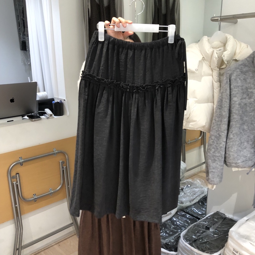 AUBE東大門㊣直郵女裝新款時尚真品推薦休閑職業半身裙中短裙AUBE半身裙/中短裙圖色2